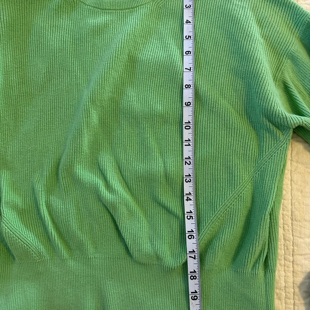 lululemon athletica Mint Green Ribbed Crewneck Sweater size 8 - Picture 7 of 7